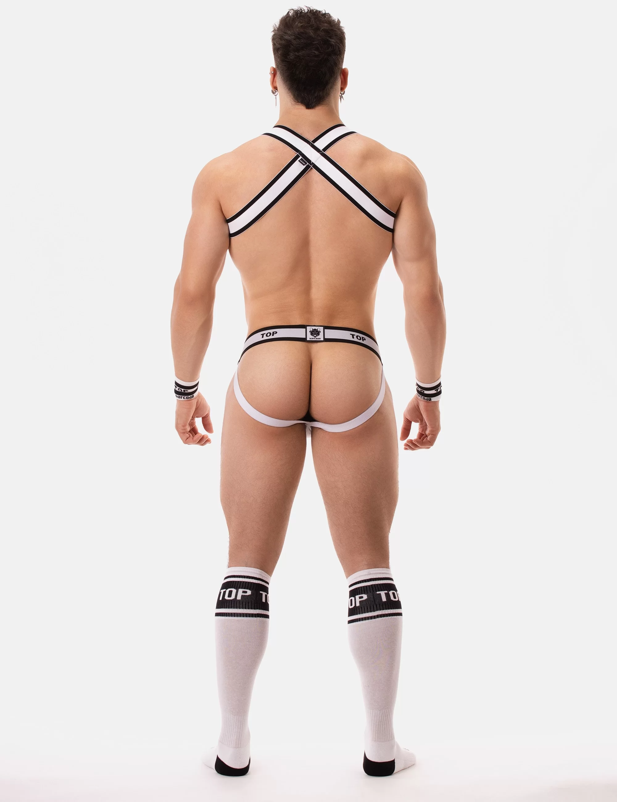 Jockstrap Top - White-Black