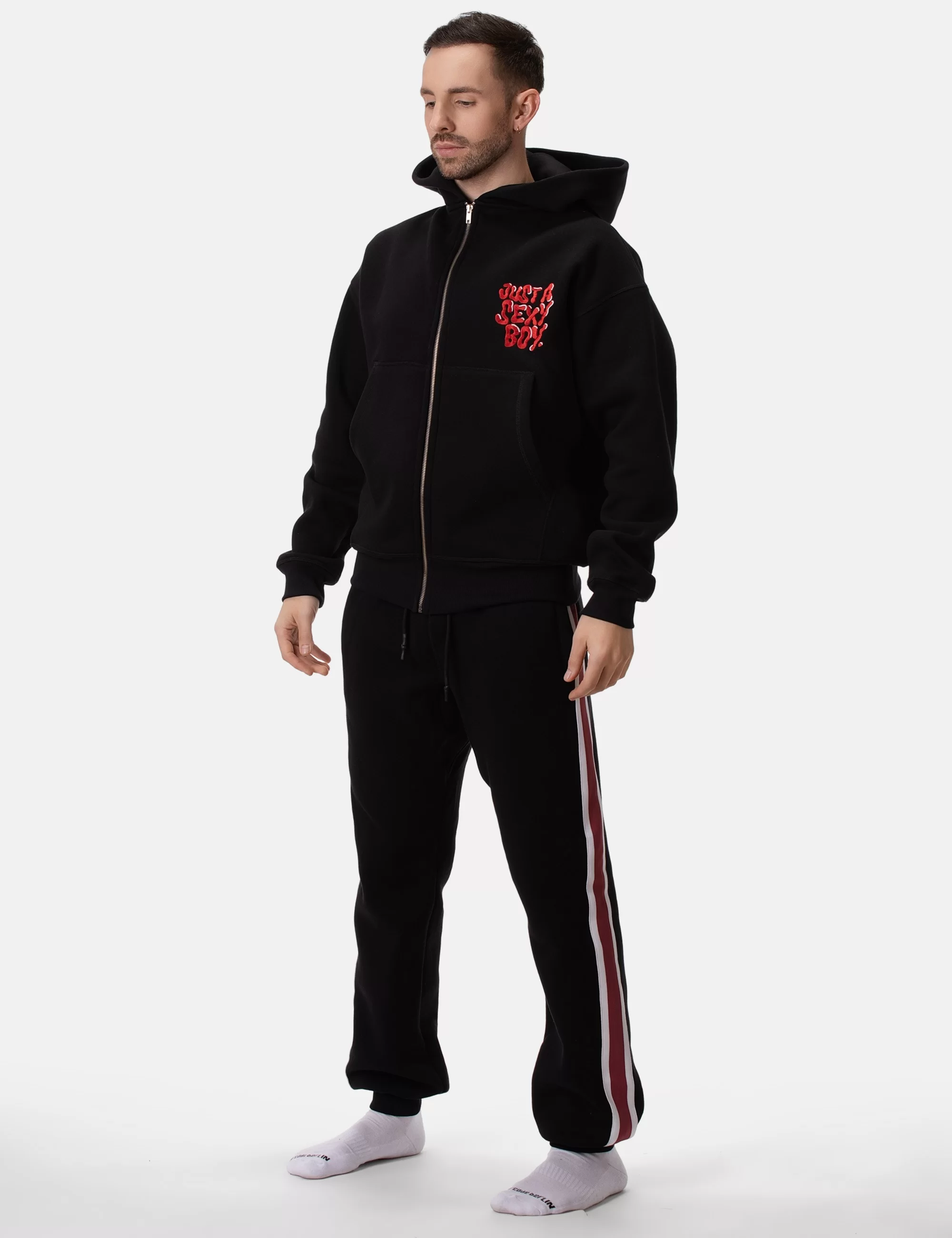 Jacket Gadget - Black-Red