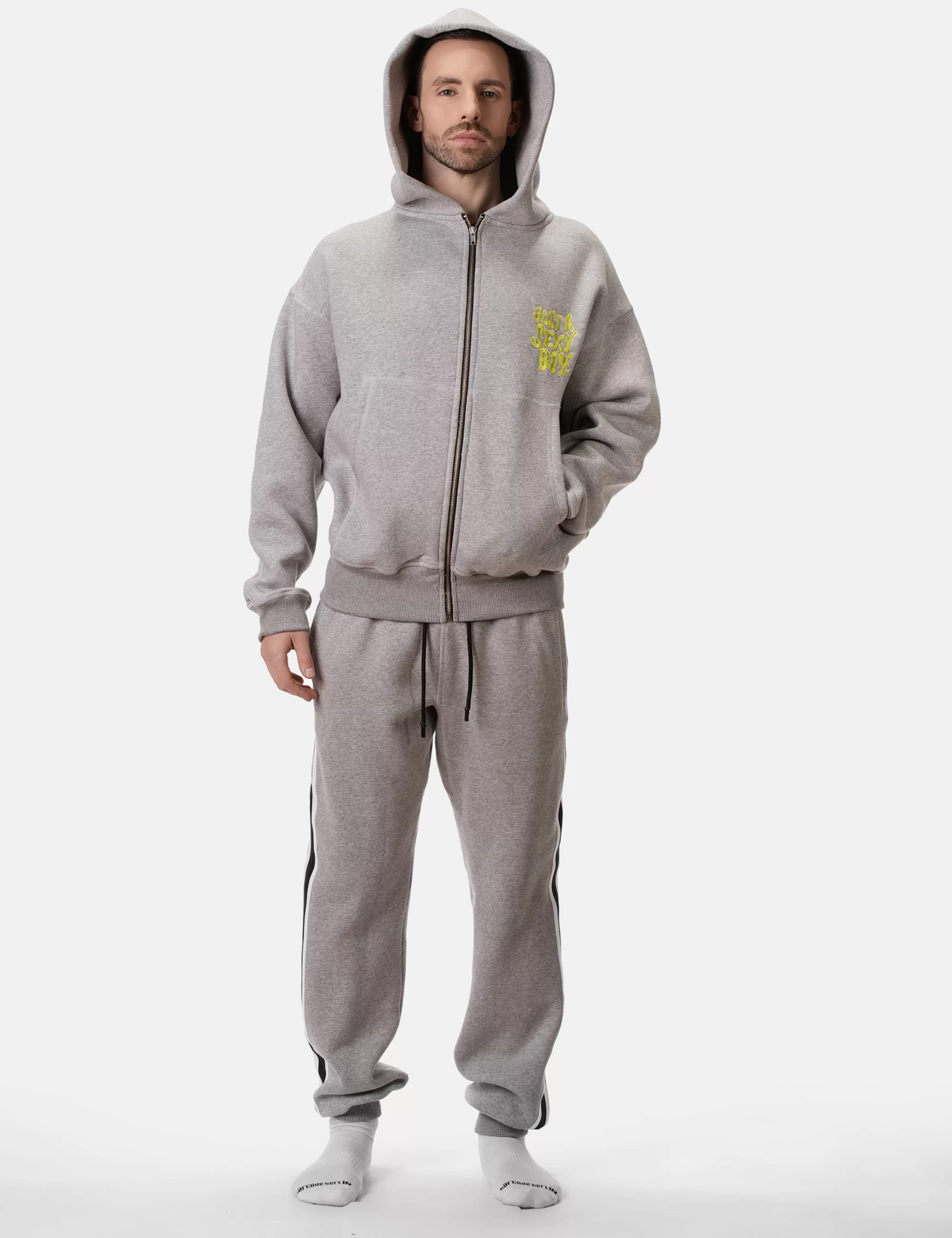 Jacket Gadget - Grey-Neongreen