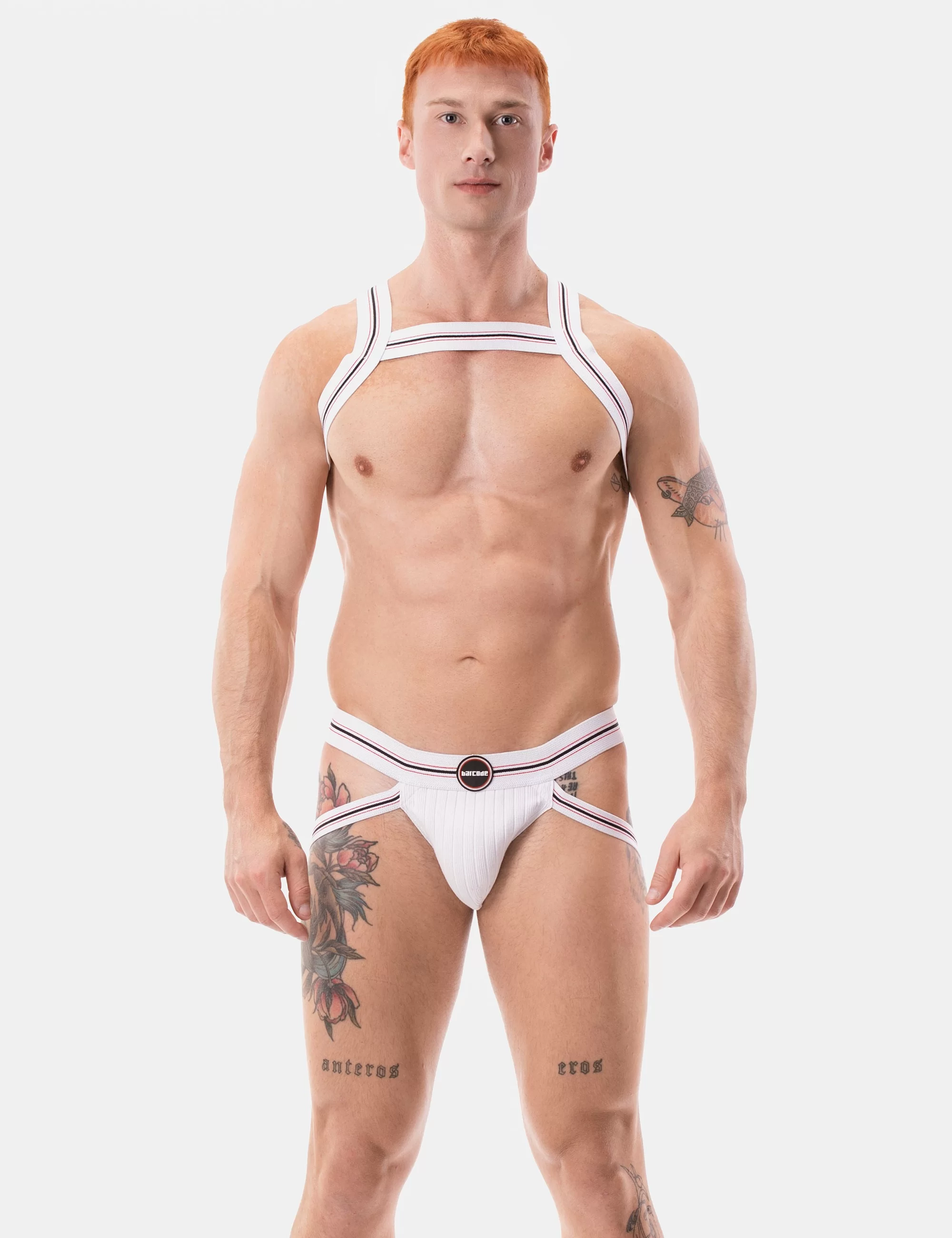 Harness Hapero - White-Red-Black