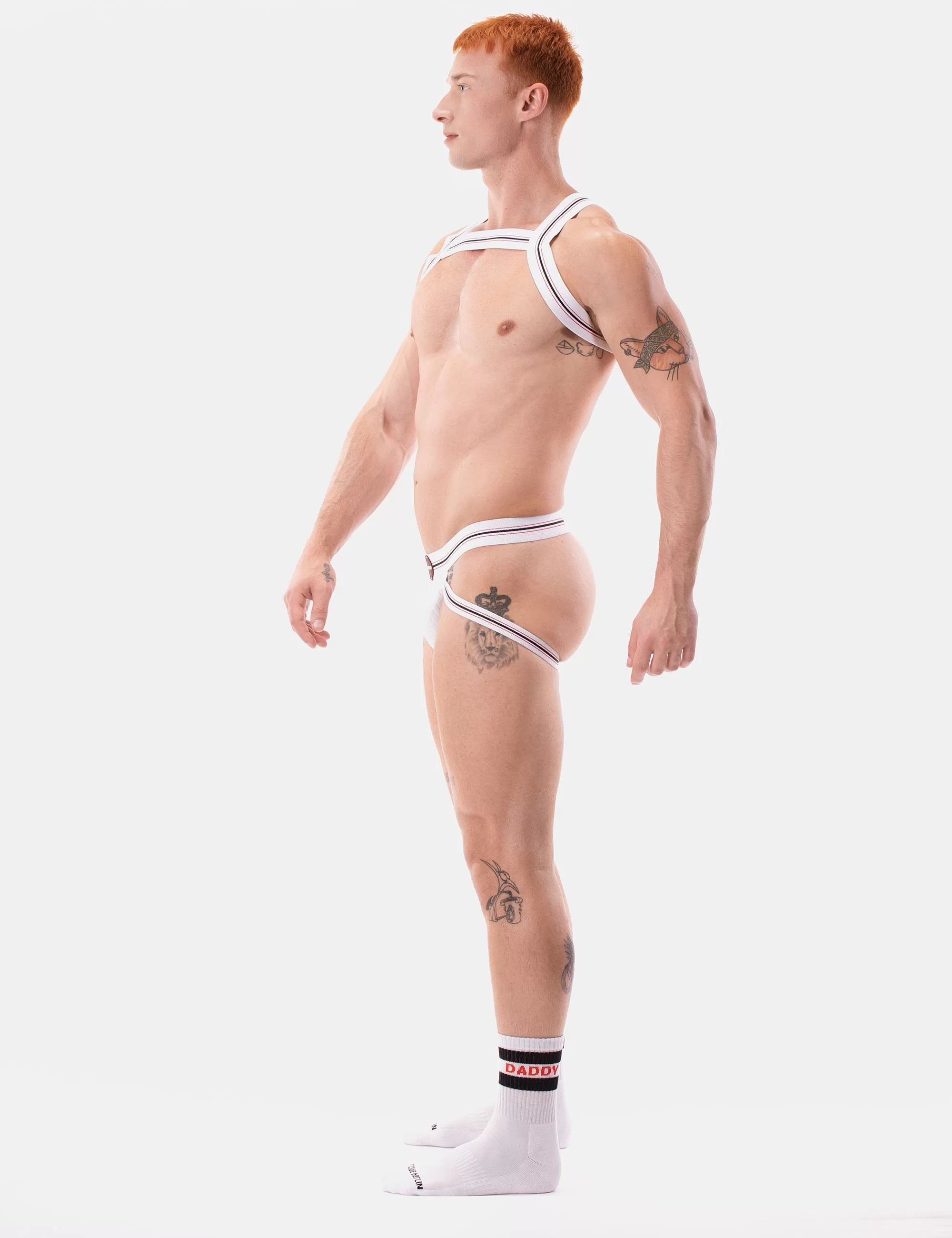 Harness Hapero - White-Red-Black