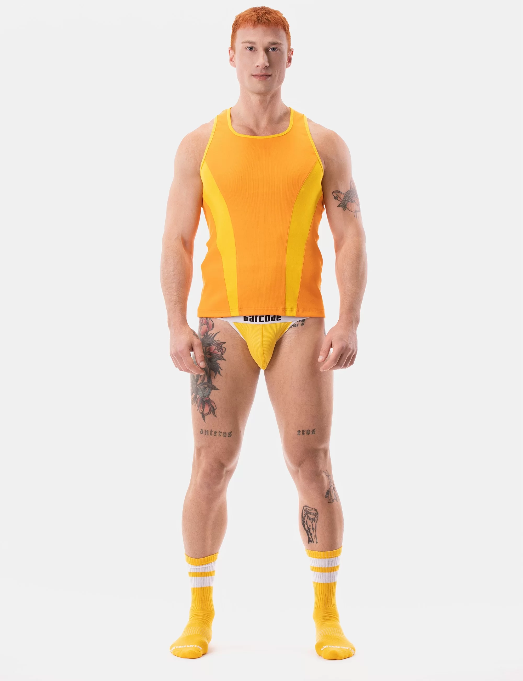 Tank Top Dervi - Orange-Yellow