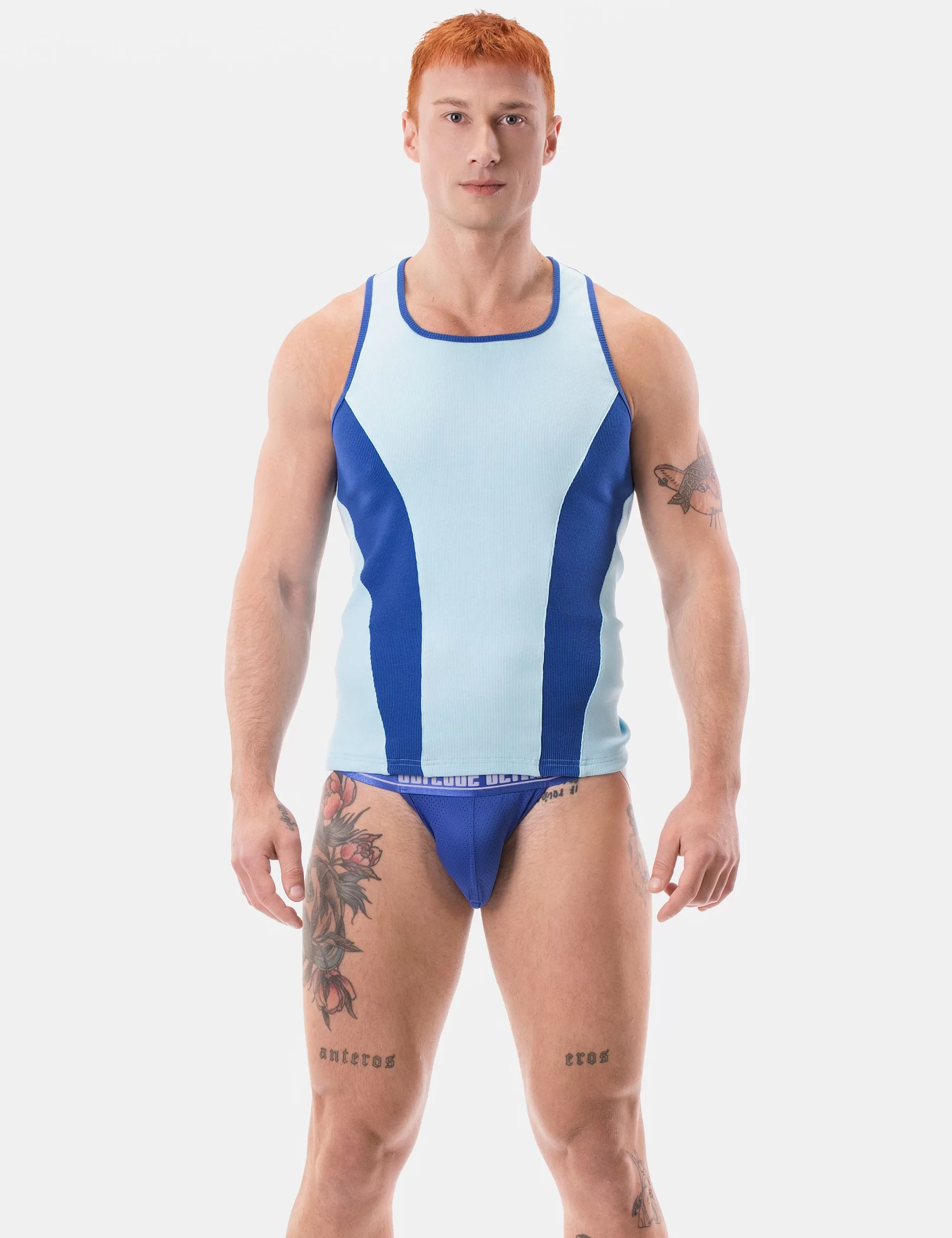 Tank Top Dervi - Skyblue-Blue