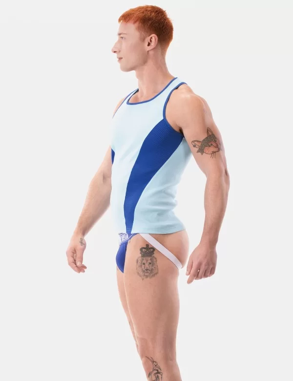 Tank Top Dervi - Skyblue-Blue