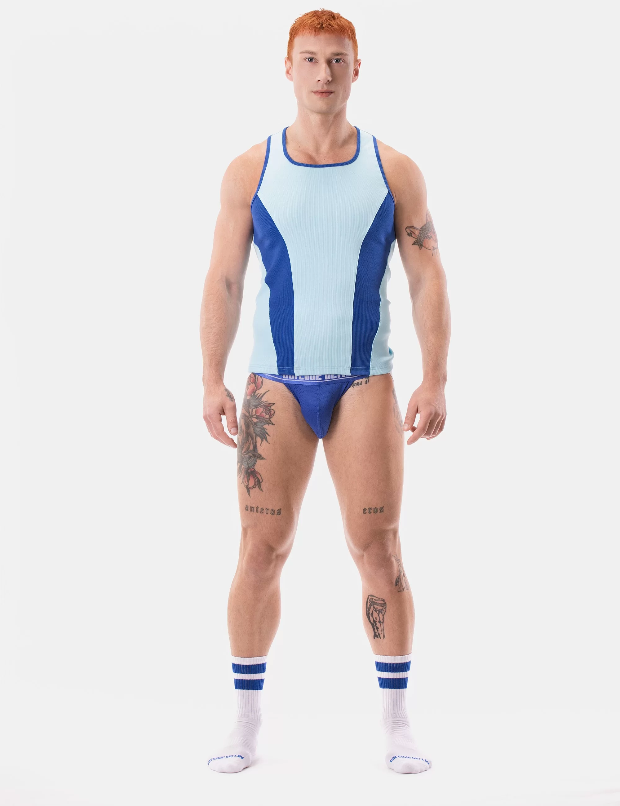 Tank Top Dervi - Skyblue-Blue