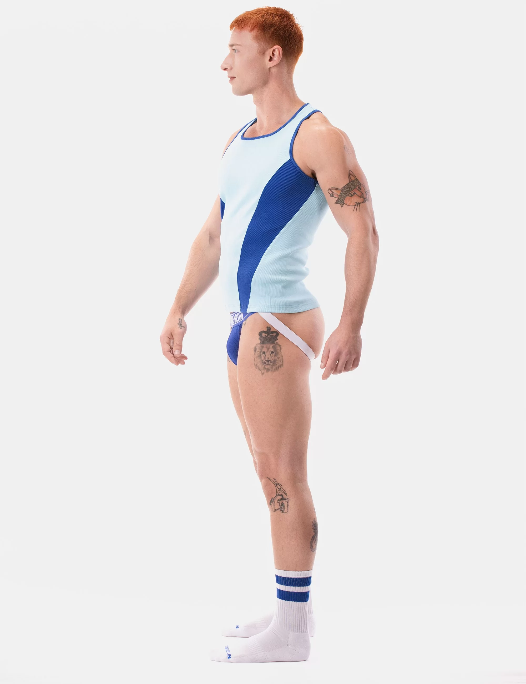 Tank Top Dervi - Skyblue-Blue