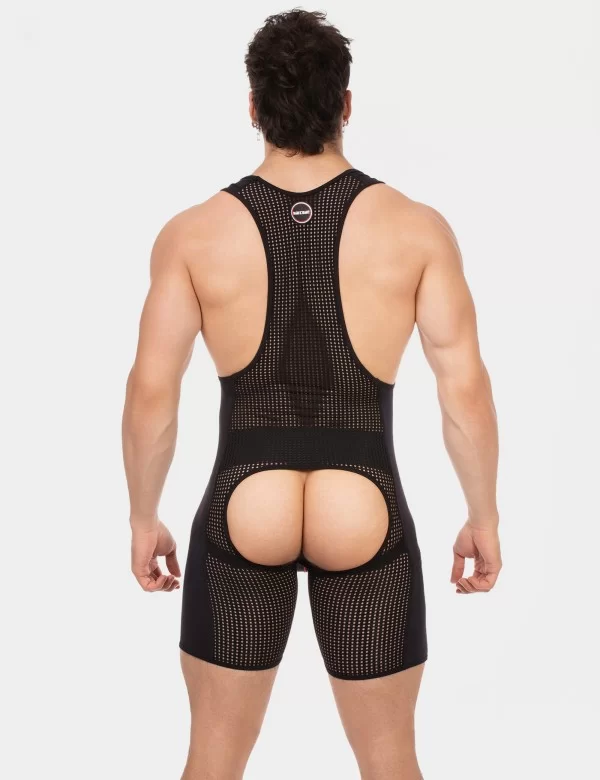 Chaps Singlet Krish - Black-Red