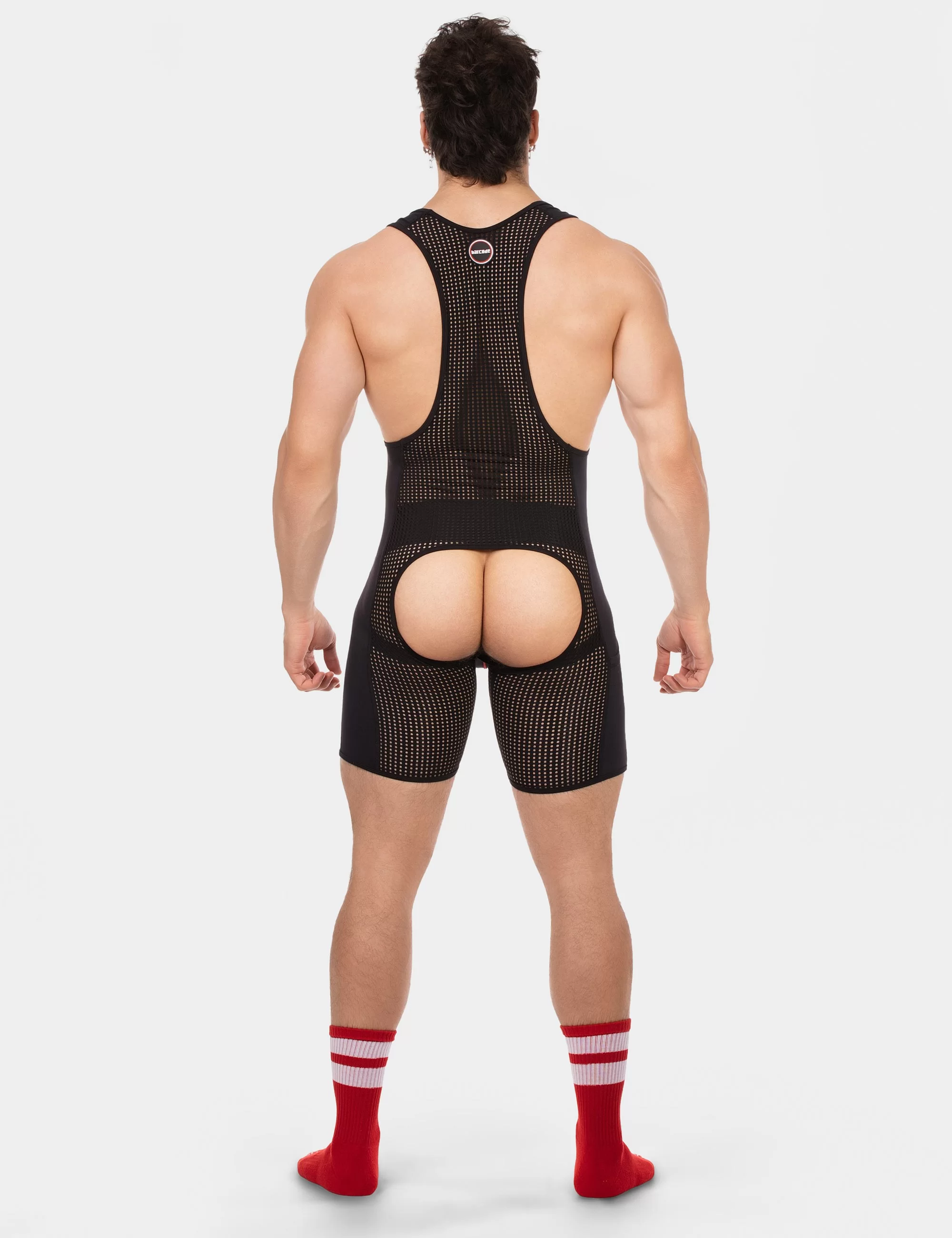 Chaps Singlet Krish - Black-Red