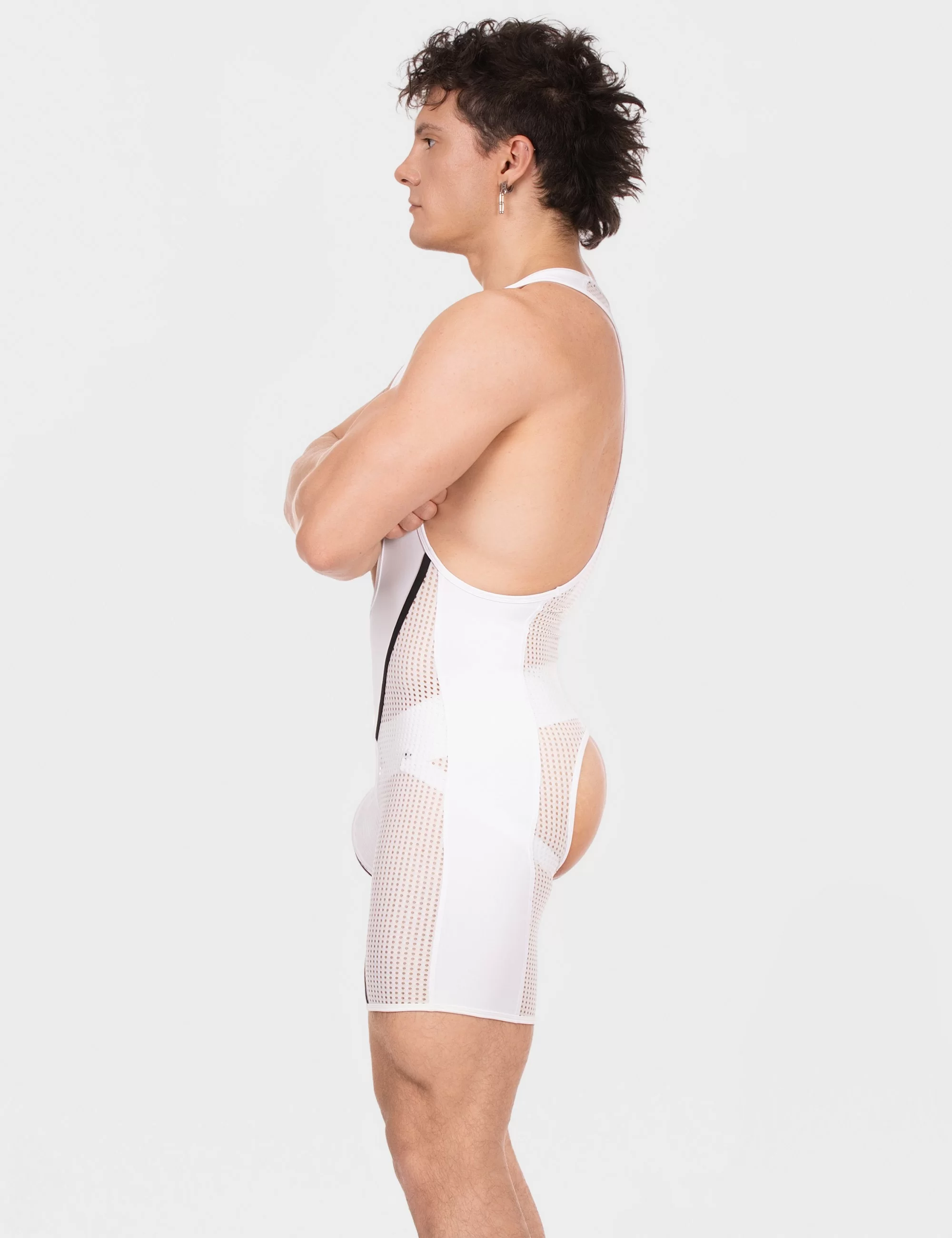 Chaps Singlet Krish - White-Black