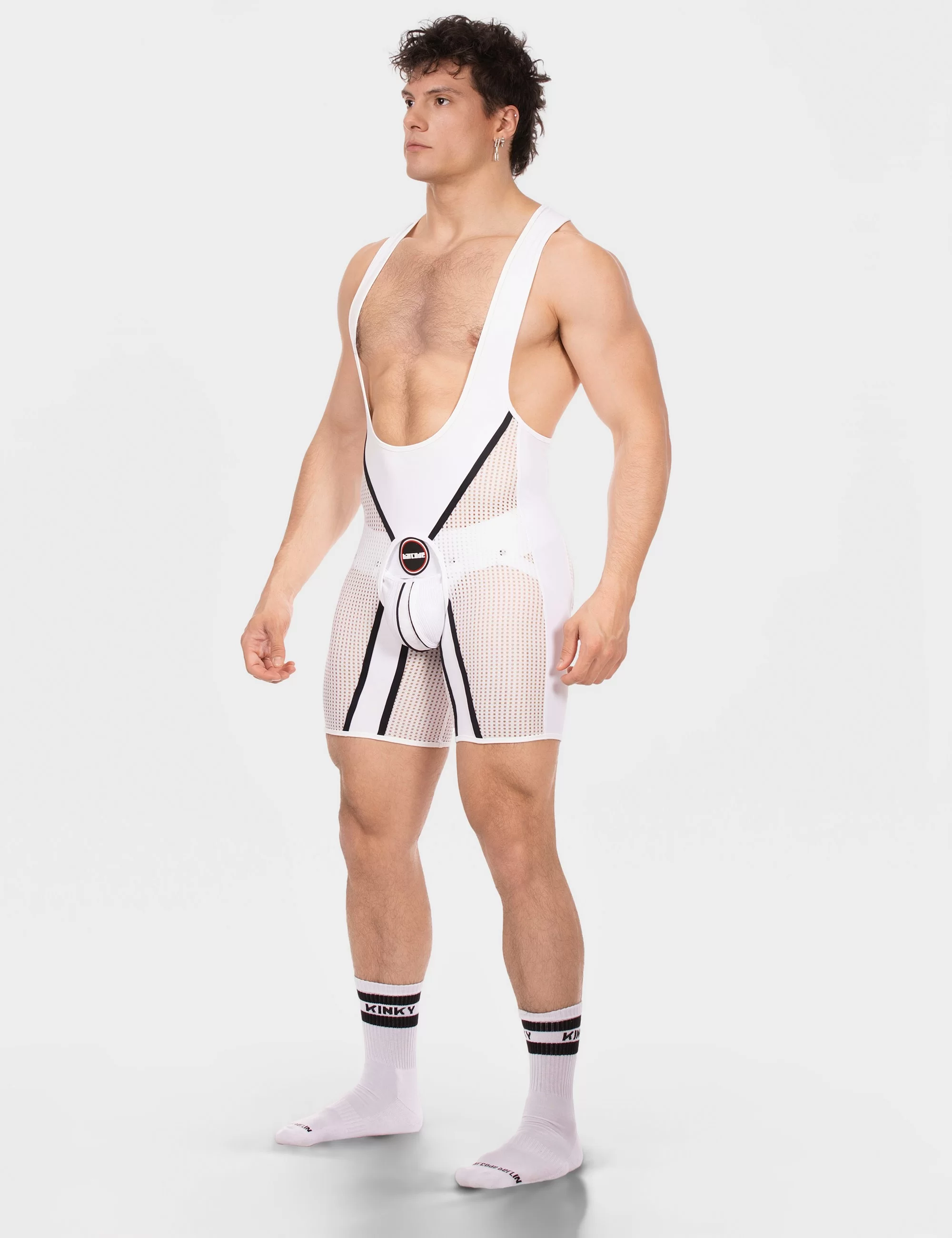 Chaps Singlet Krish - White-Black