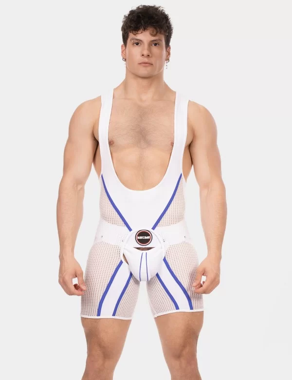 Chaps Singlet Krish - White-Royal