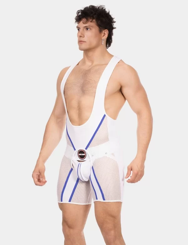 Chaps Singlet Krish - White-Royal