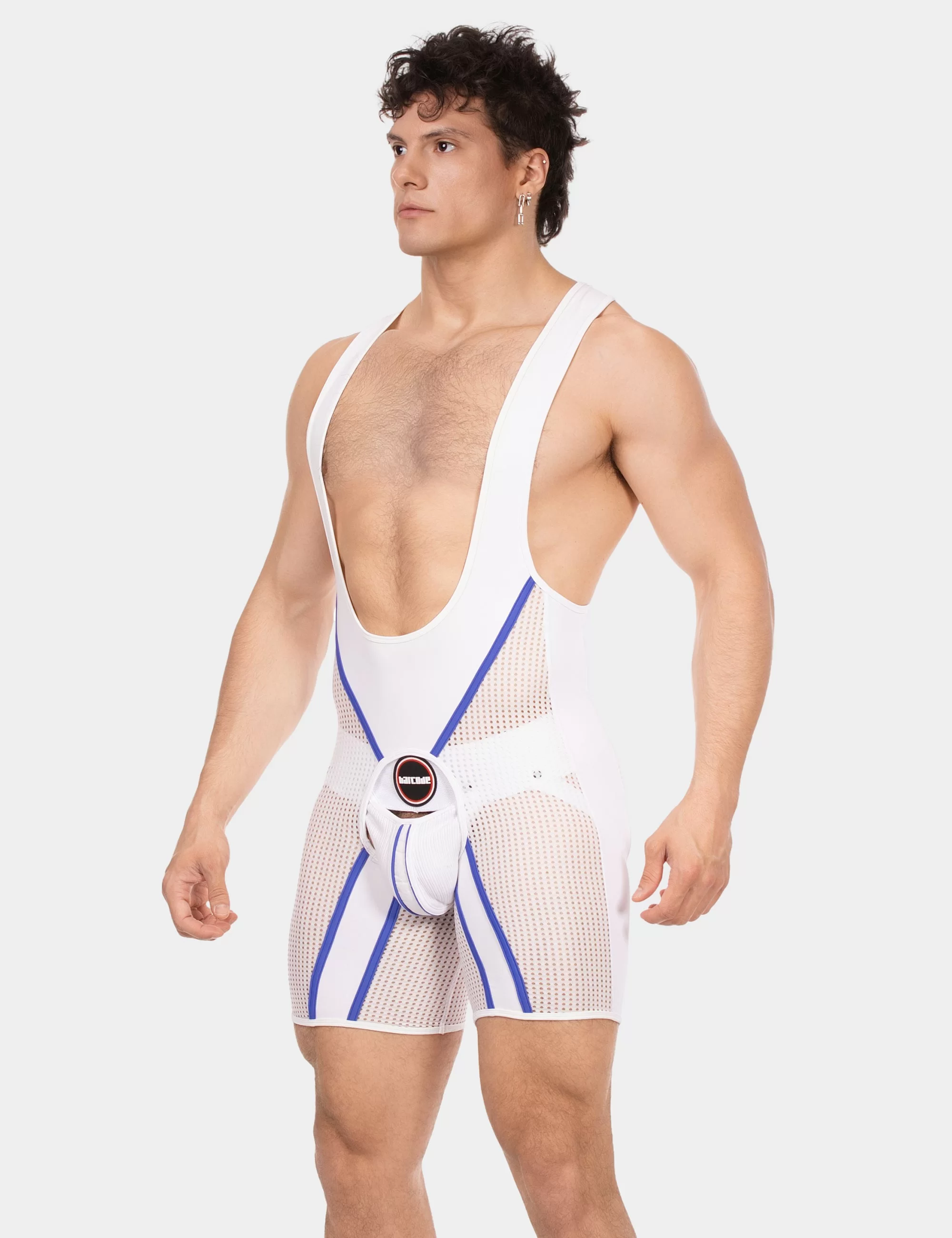 Chaps Singlet Krish - White-Royal