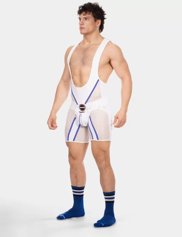Chaps Singlet Krish - White-Royal