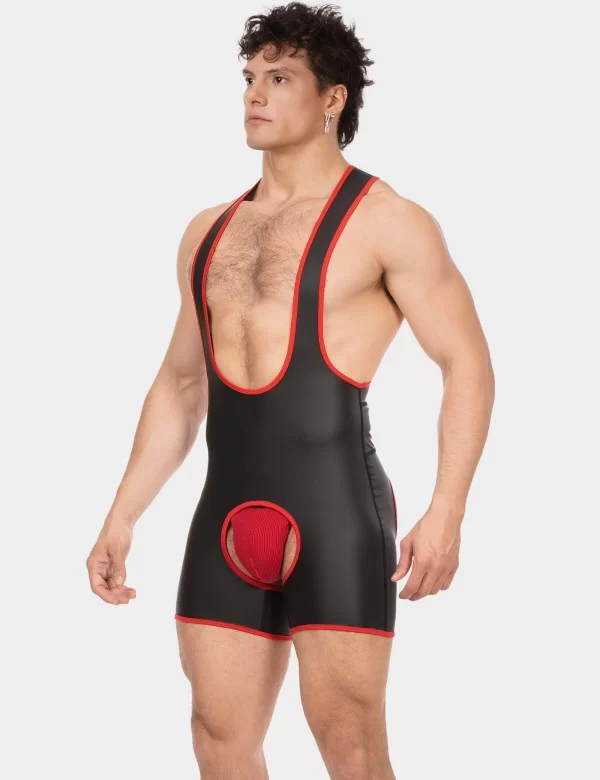 Singlet Kam - Black-Red