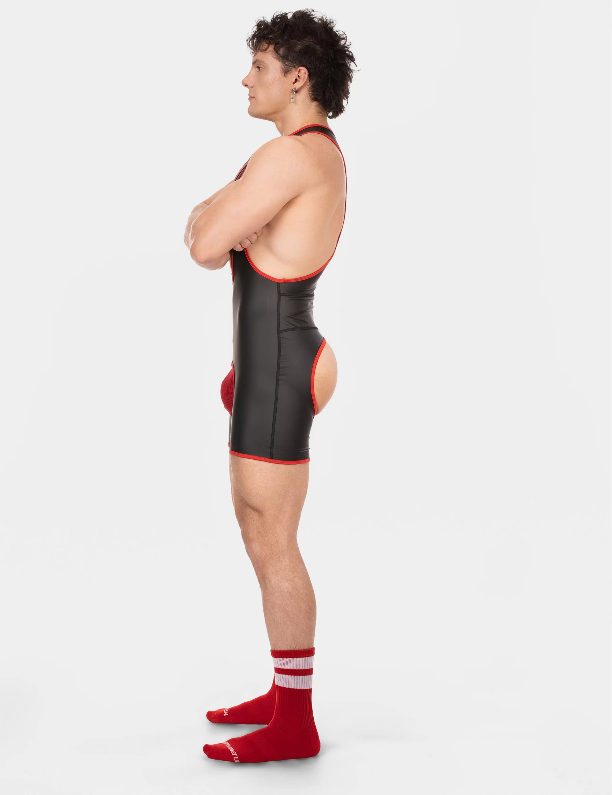Singlet Kam - Black-Red