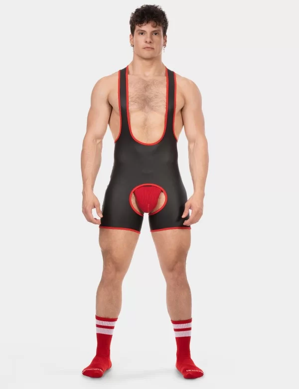 Singlet Kam - Black-Red