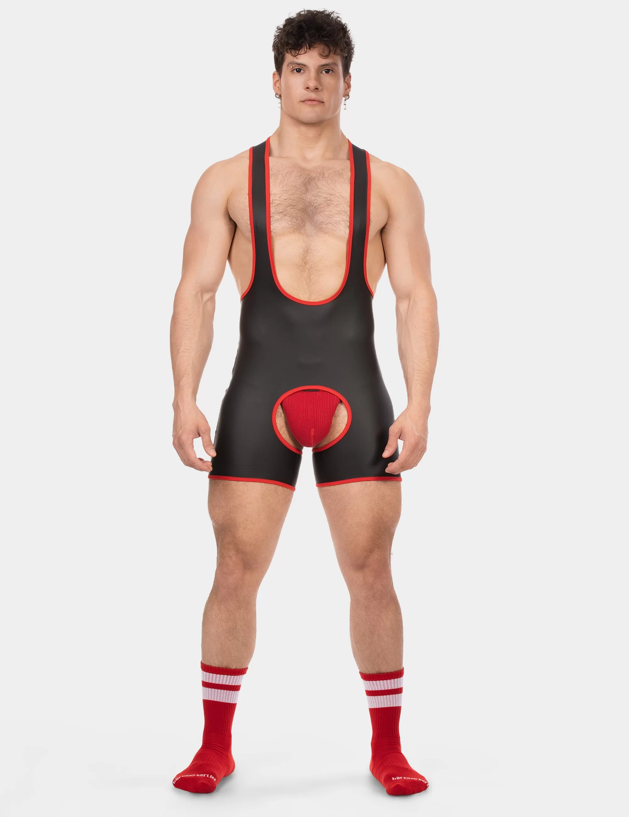 Singlet Kam - Black-Red