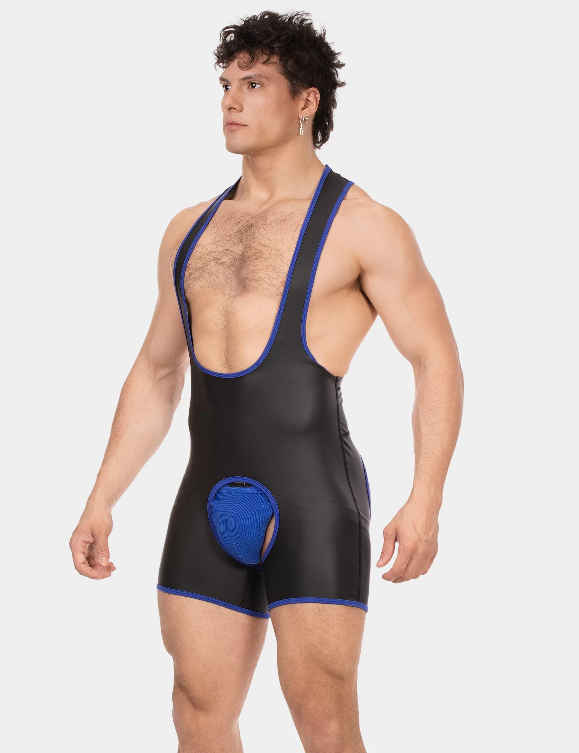 Singlet Kam - Black-Royal