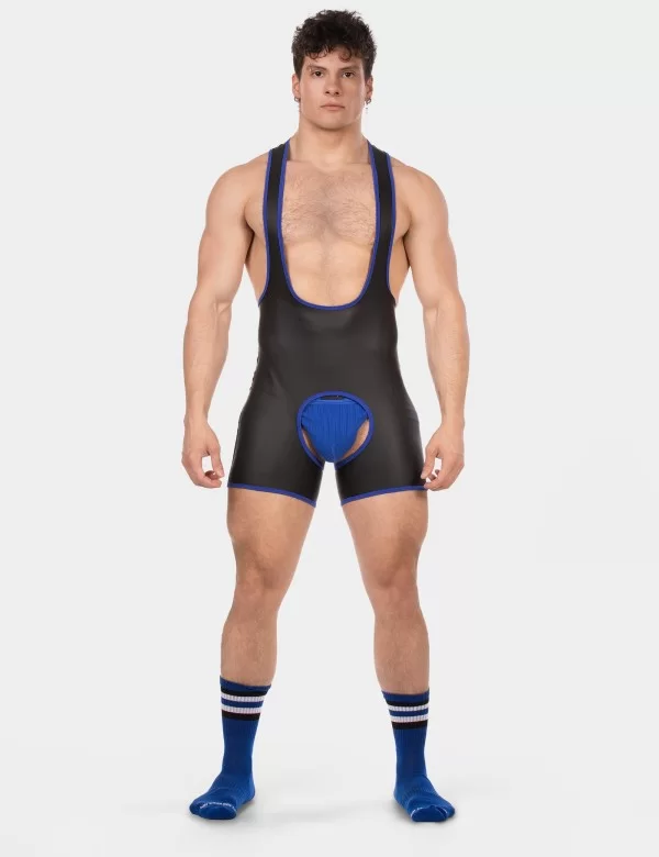Singlet Kam - Black-Royal