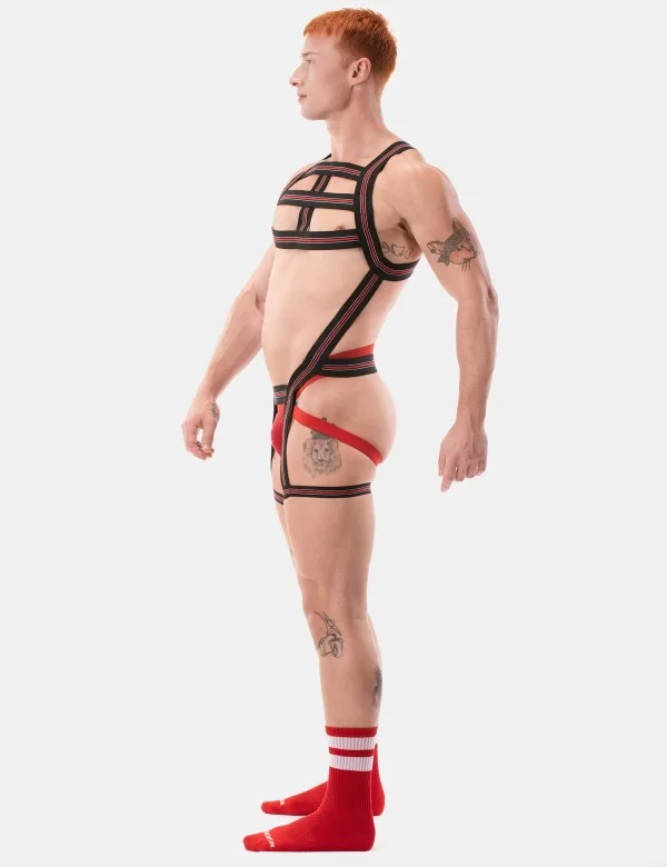 Harness Jaro - Black-White-Red