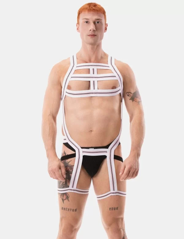 Harness Jaro - White-Red-Black