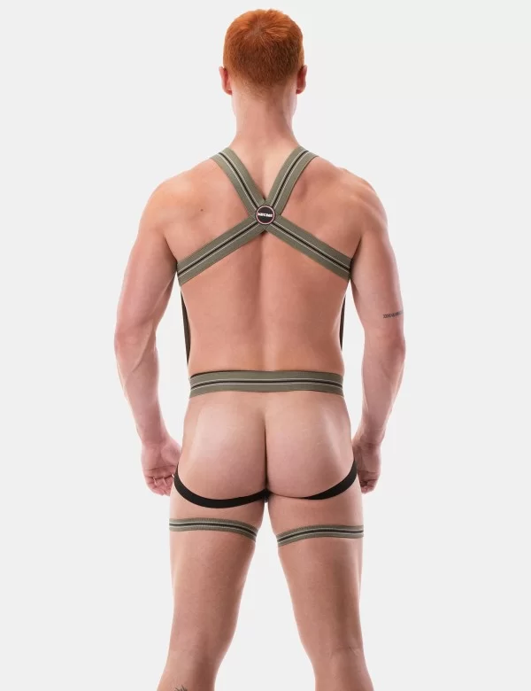 Harness Jaro - Army-White-Black
