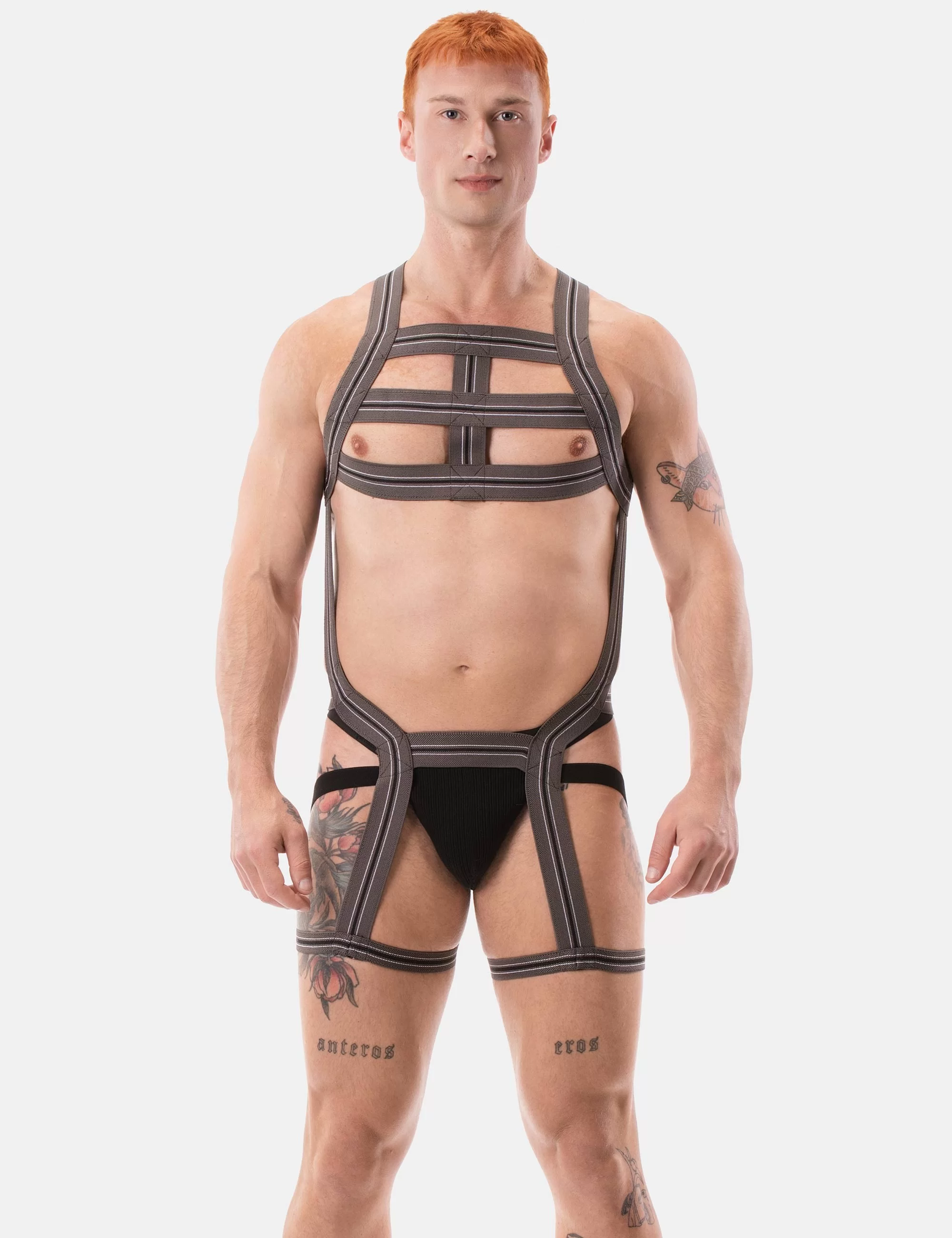 Harness Jaro - Grey-White-Black