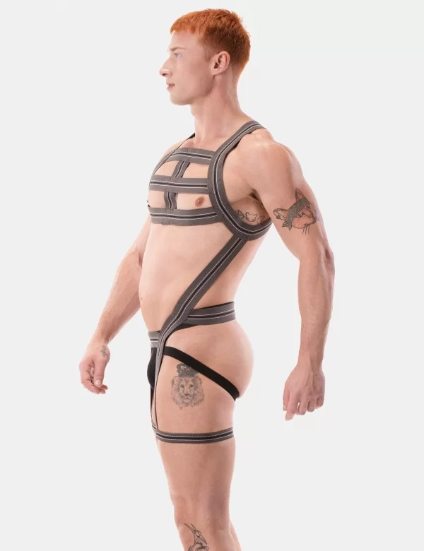 Harness Jaro - Grey-White-Black