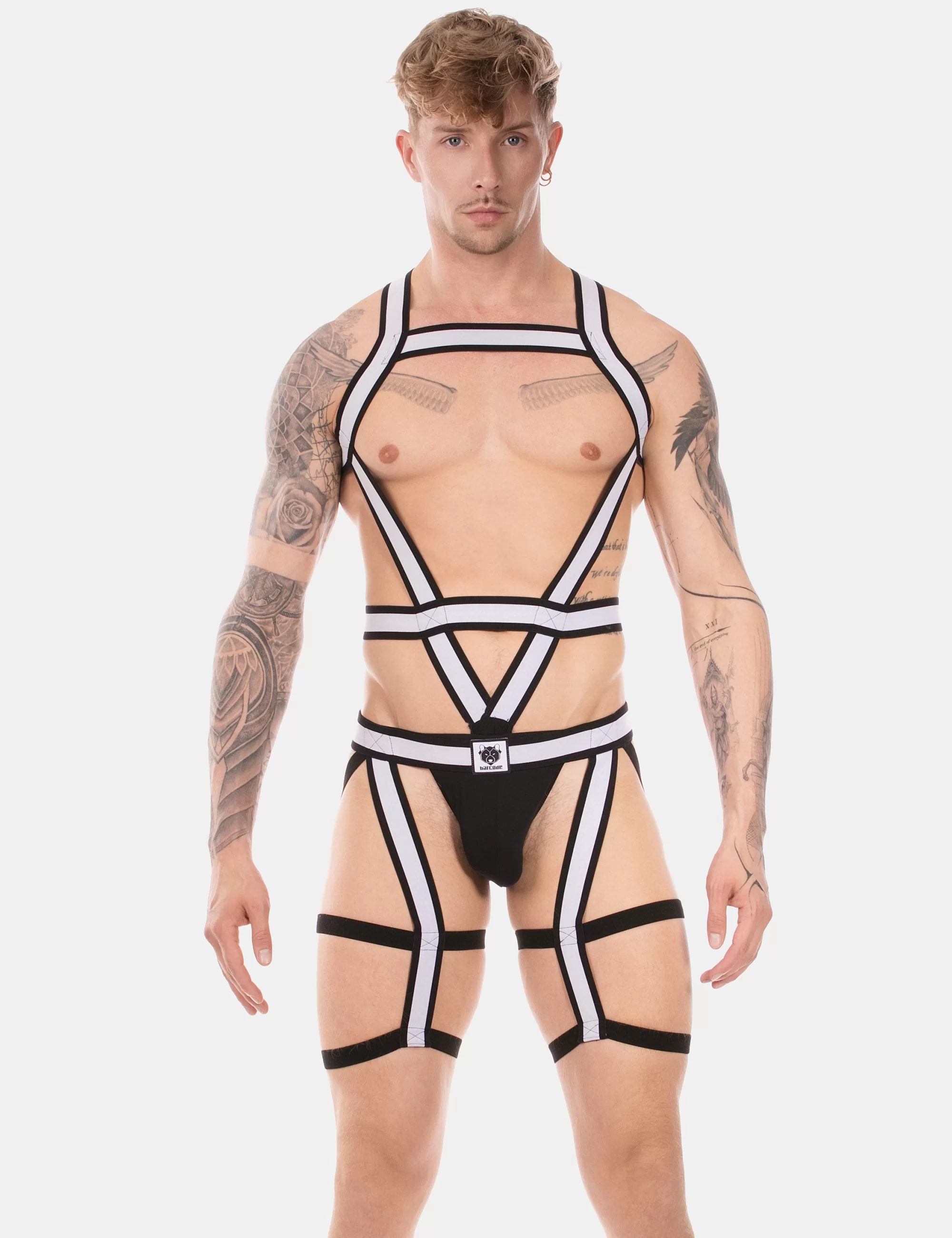 Harness Duo Javed - White-Black