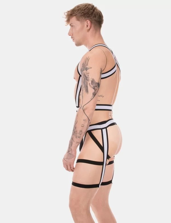 Harness Duo Javed - White-Black