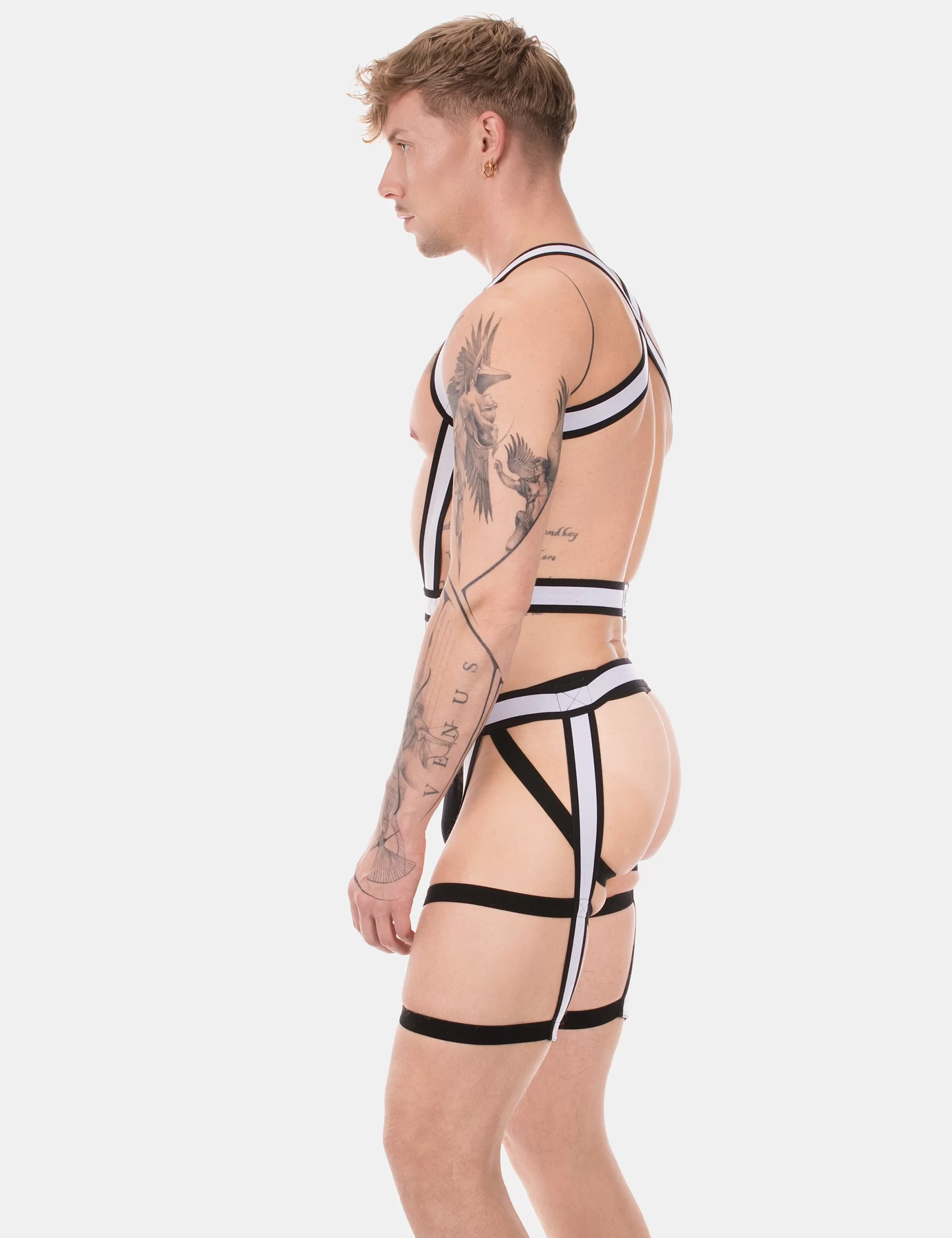 Harness Duo Javed - White-Black