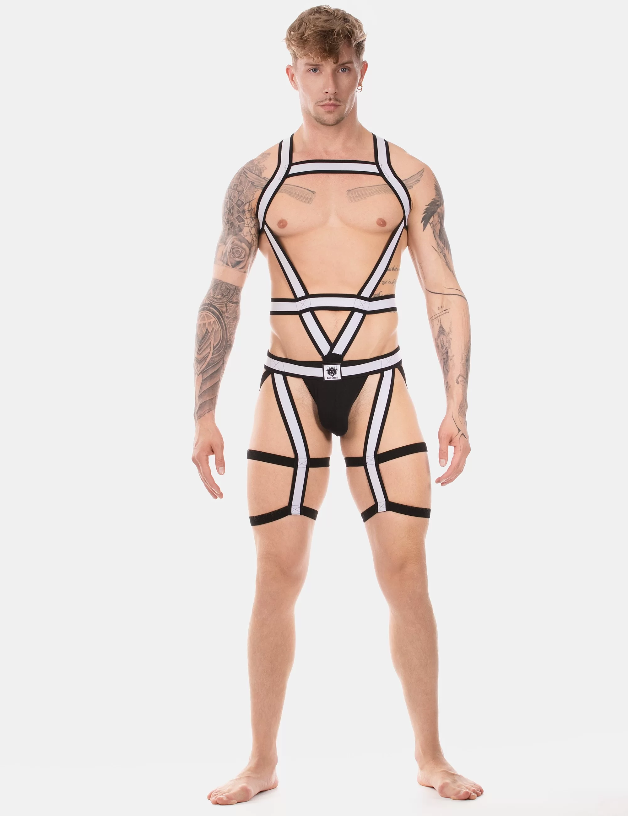 Harness Duo Javed - White-Black