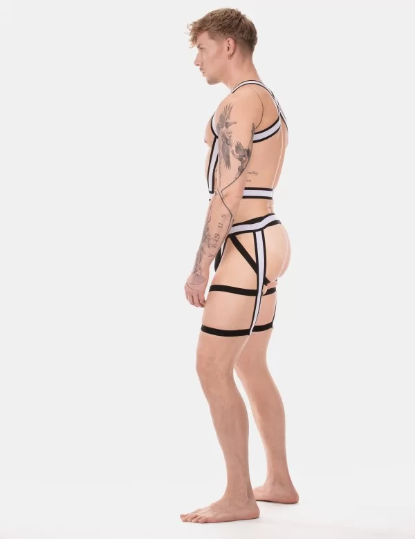 Harness Duo Javed - White-Black