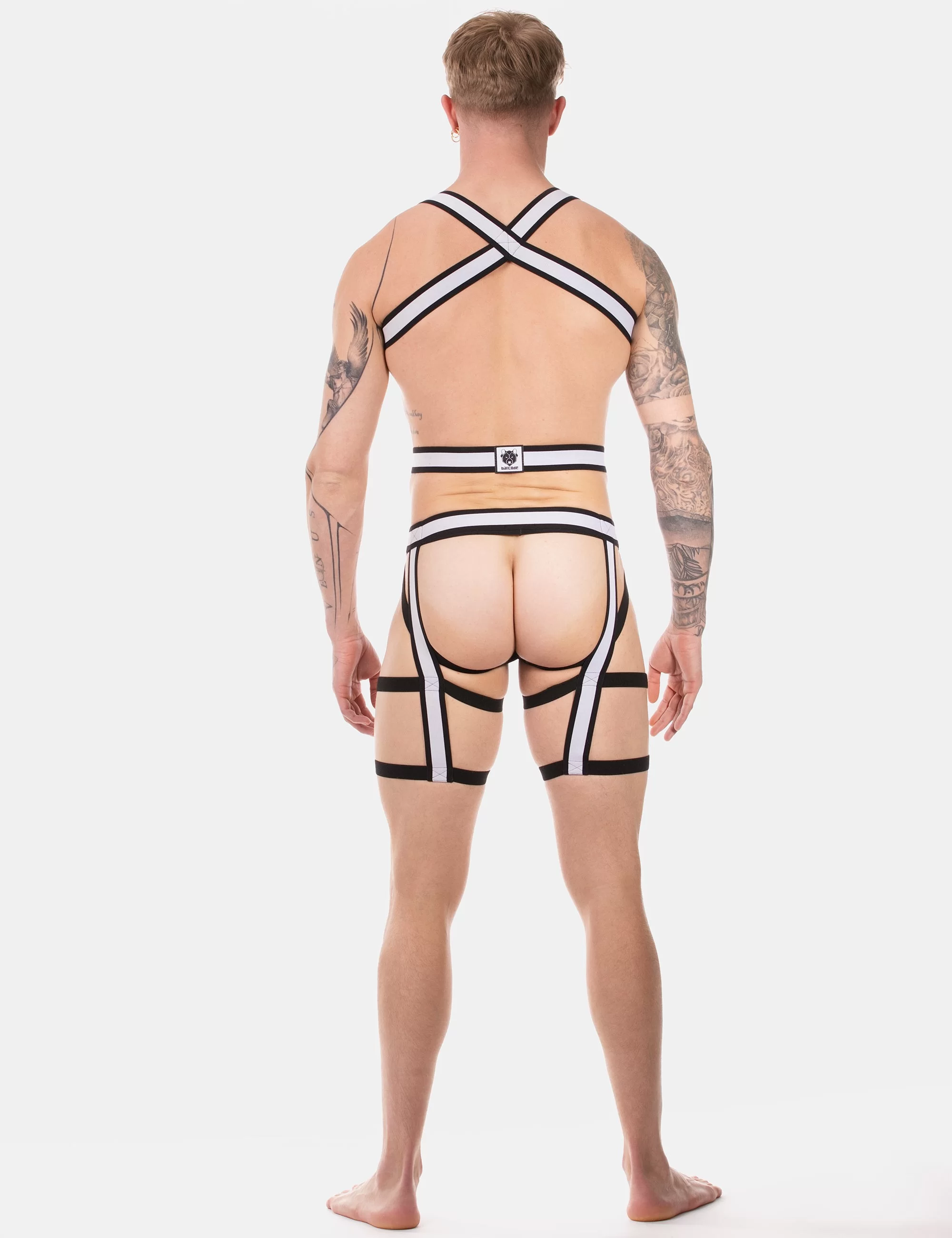 Harness Duo Javed - White-Black