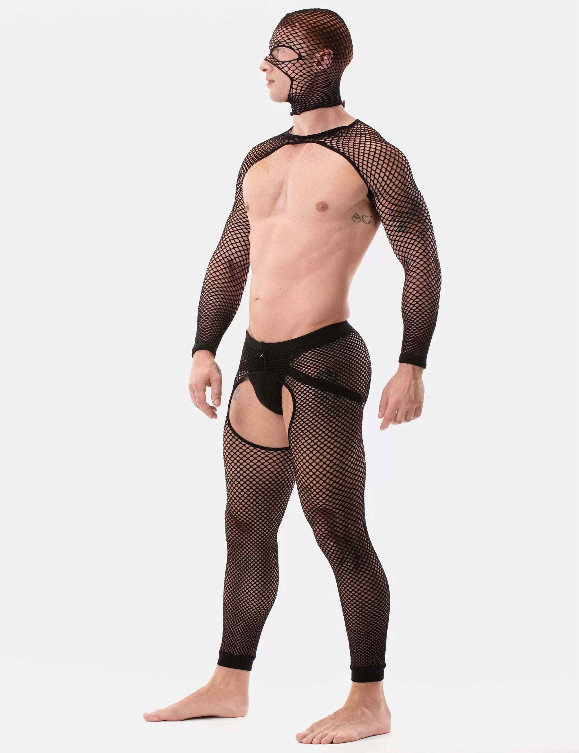 Fishnet Sleeves Poggio - Black