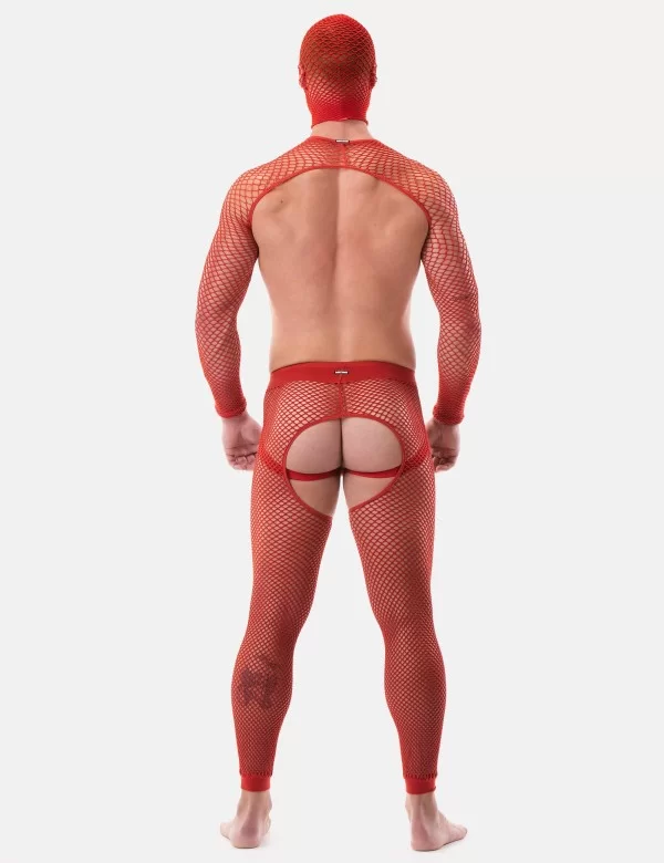 Fishnet Sleeves Poggio - Red