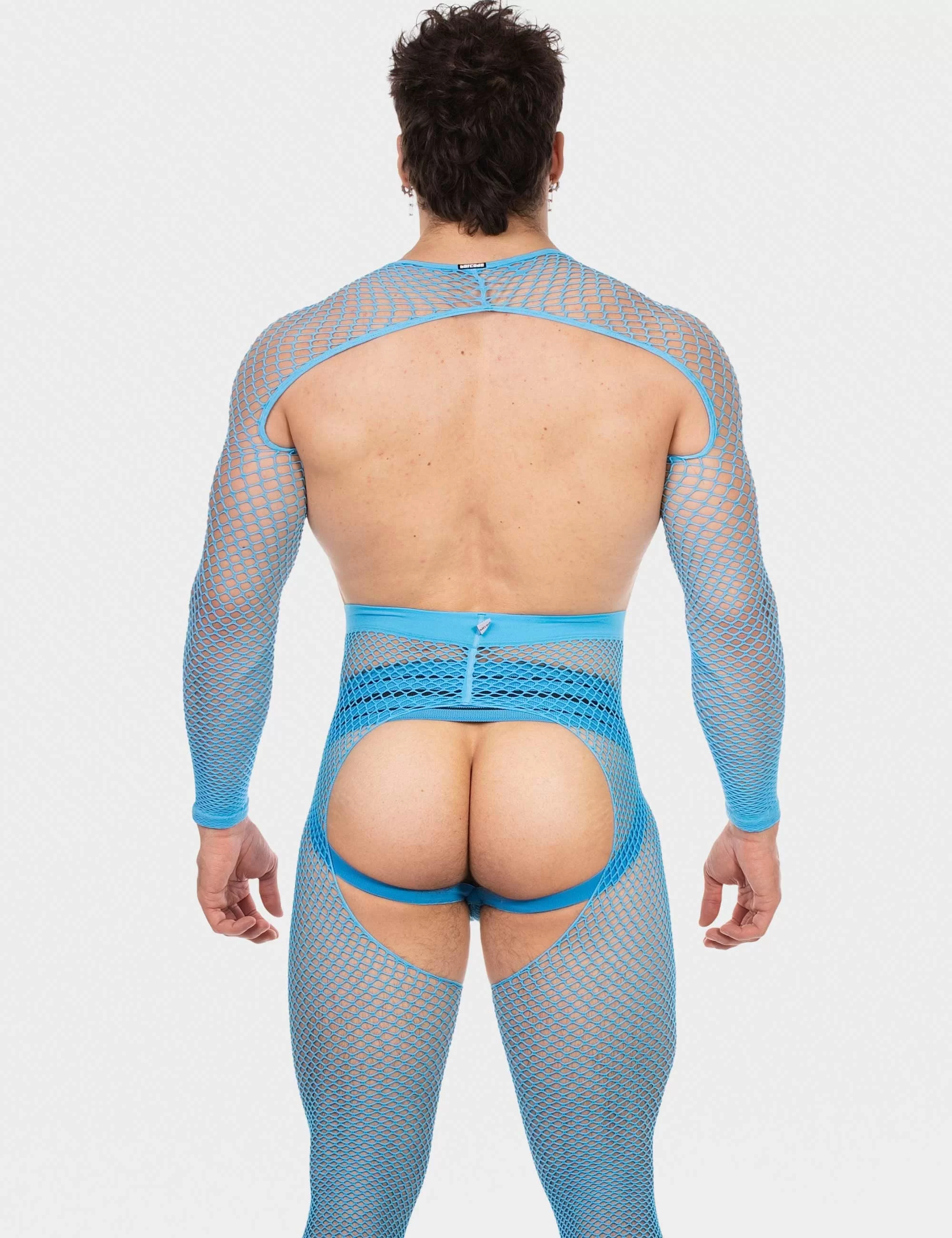 Fishnet Sleeves Poggio - Neonblue