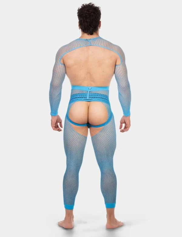 Fishnet Sleeves Poggio - Neonblue