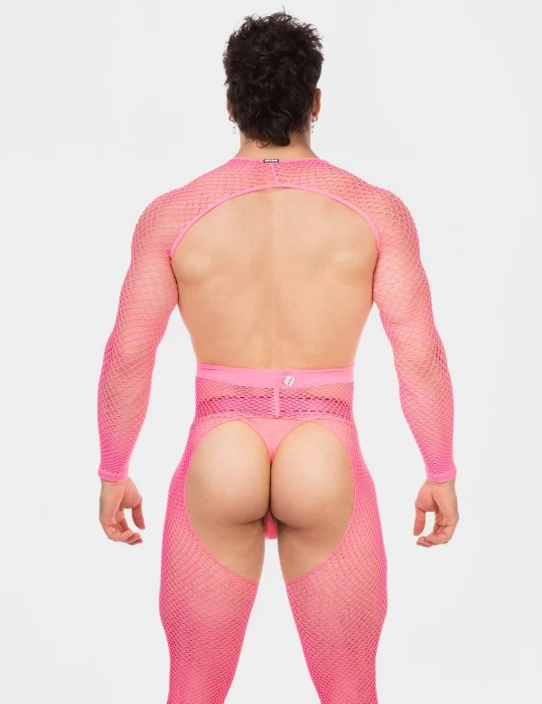 Fishnet Sleeves Poggio - Neonpink