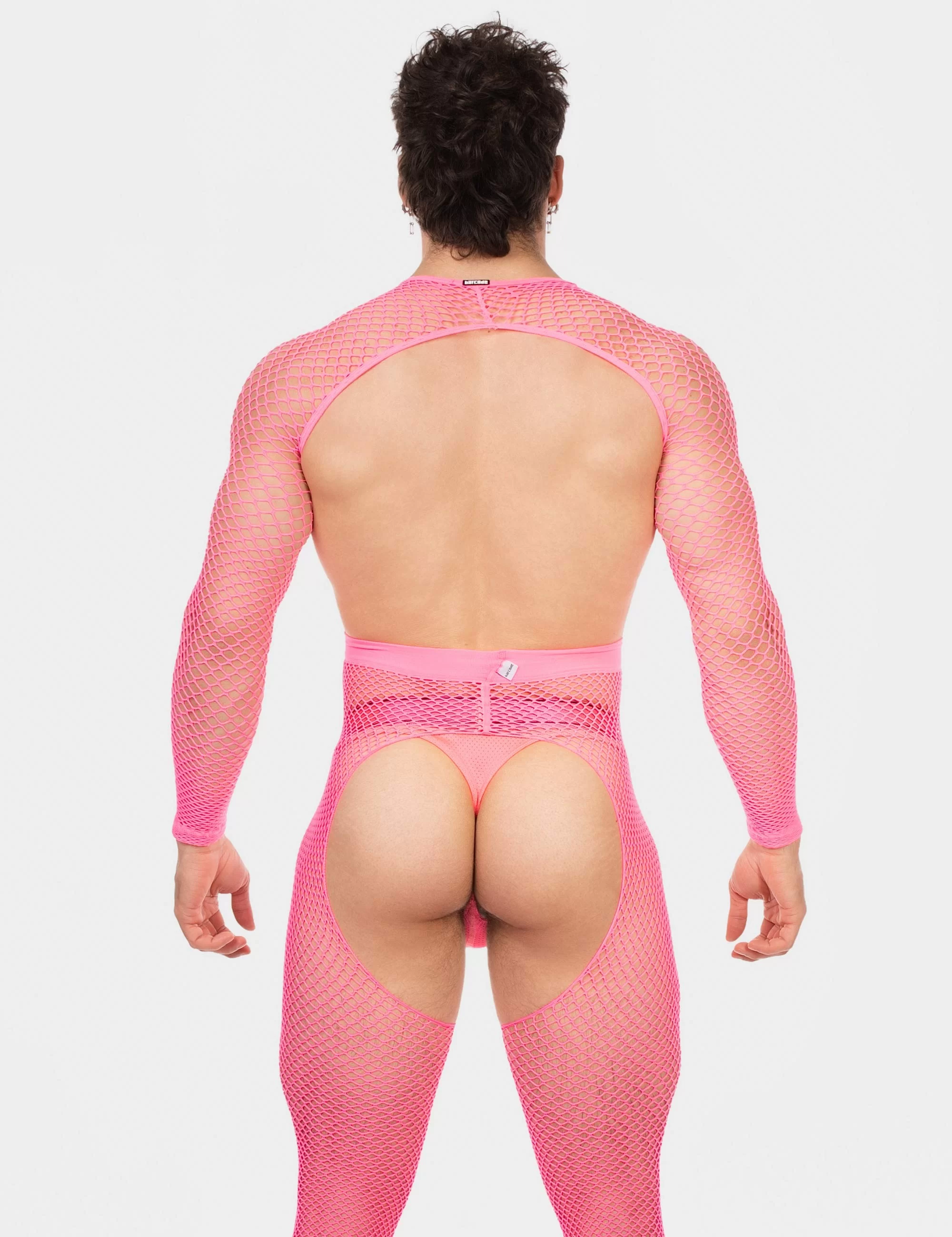 Fishnet Sleeves Poggio - Neonpink