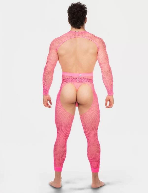 Fishnet Sleeves Poggio - Neonpink
