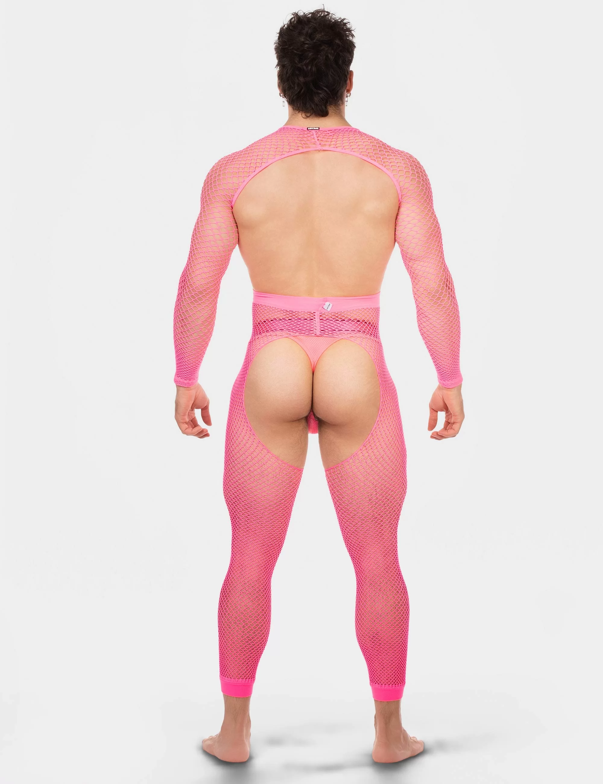 Fishnet Sleeves Poggio - Neonpink
