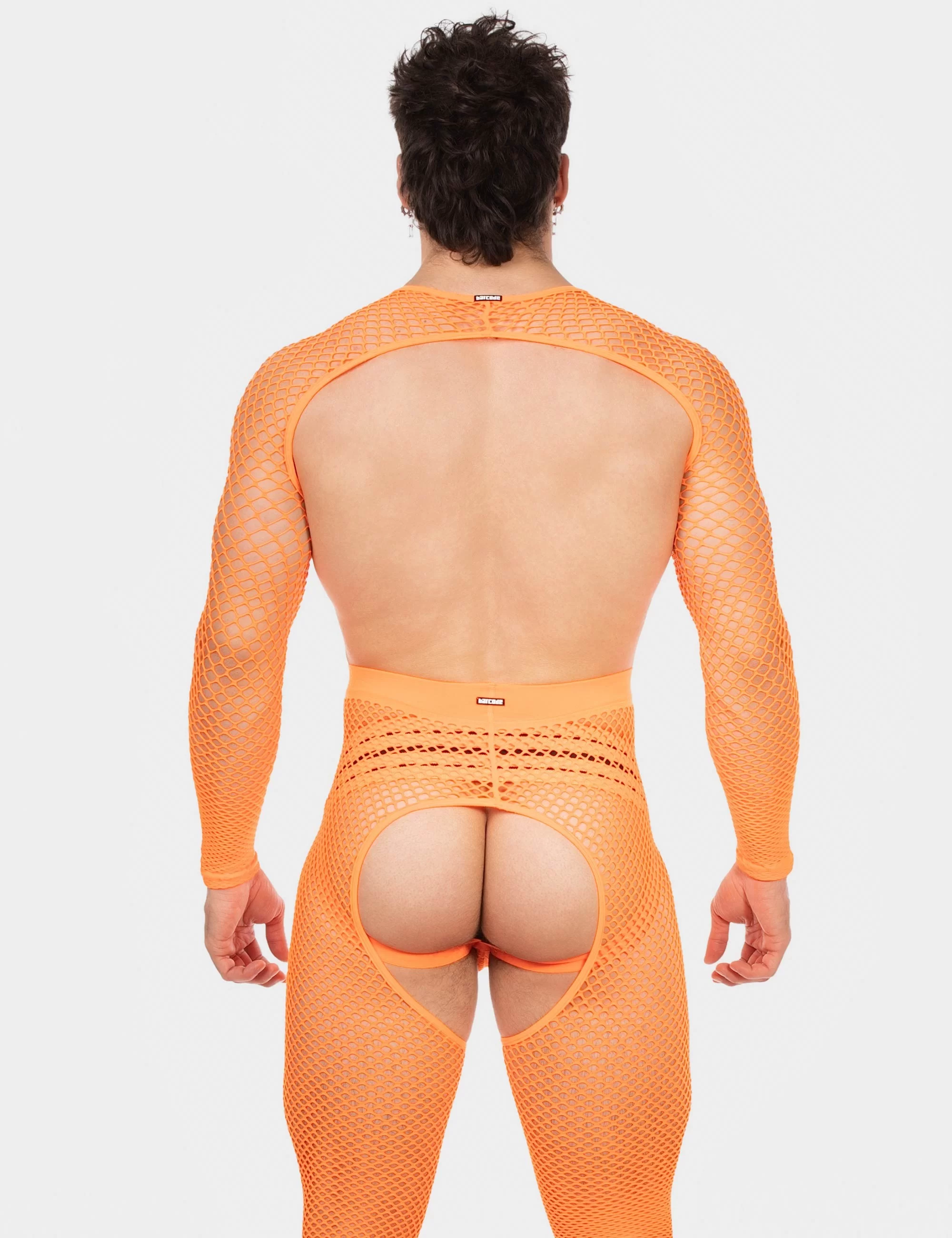 Fishnet Sleeves Poggio - Neonorange