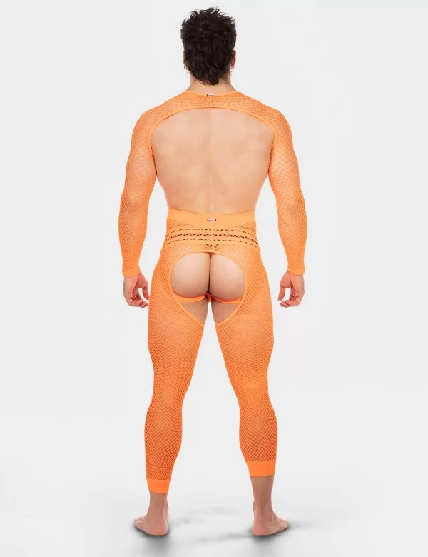 Fishnet Sleeves Poggio - Neonorange