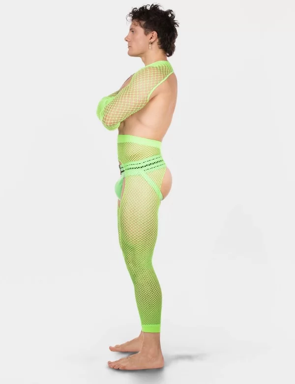 Fishnet Sleeves Poggio - Neongreen