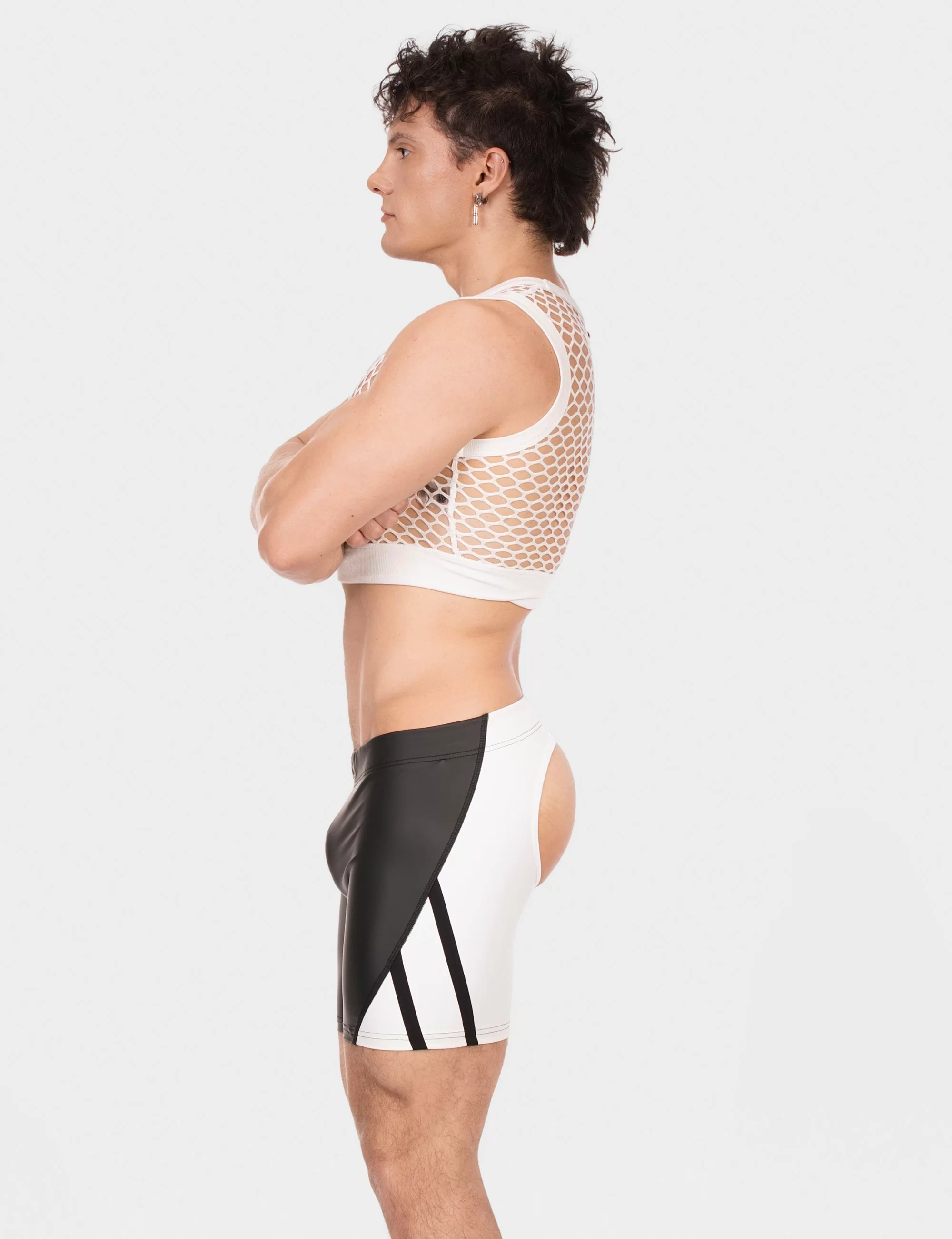 Short Vess - White-Black