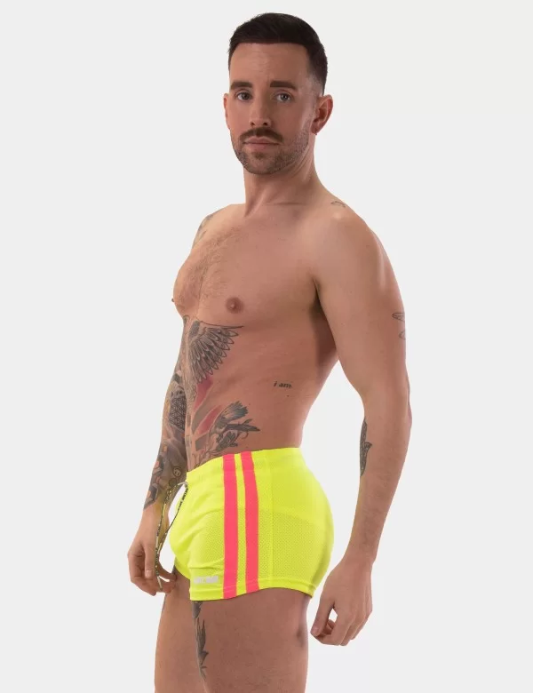 Short Timur - Neongreen-Neonpink