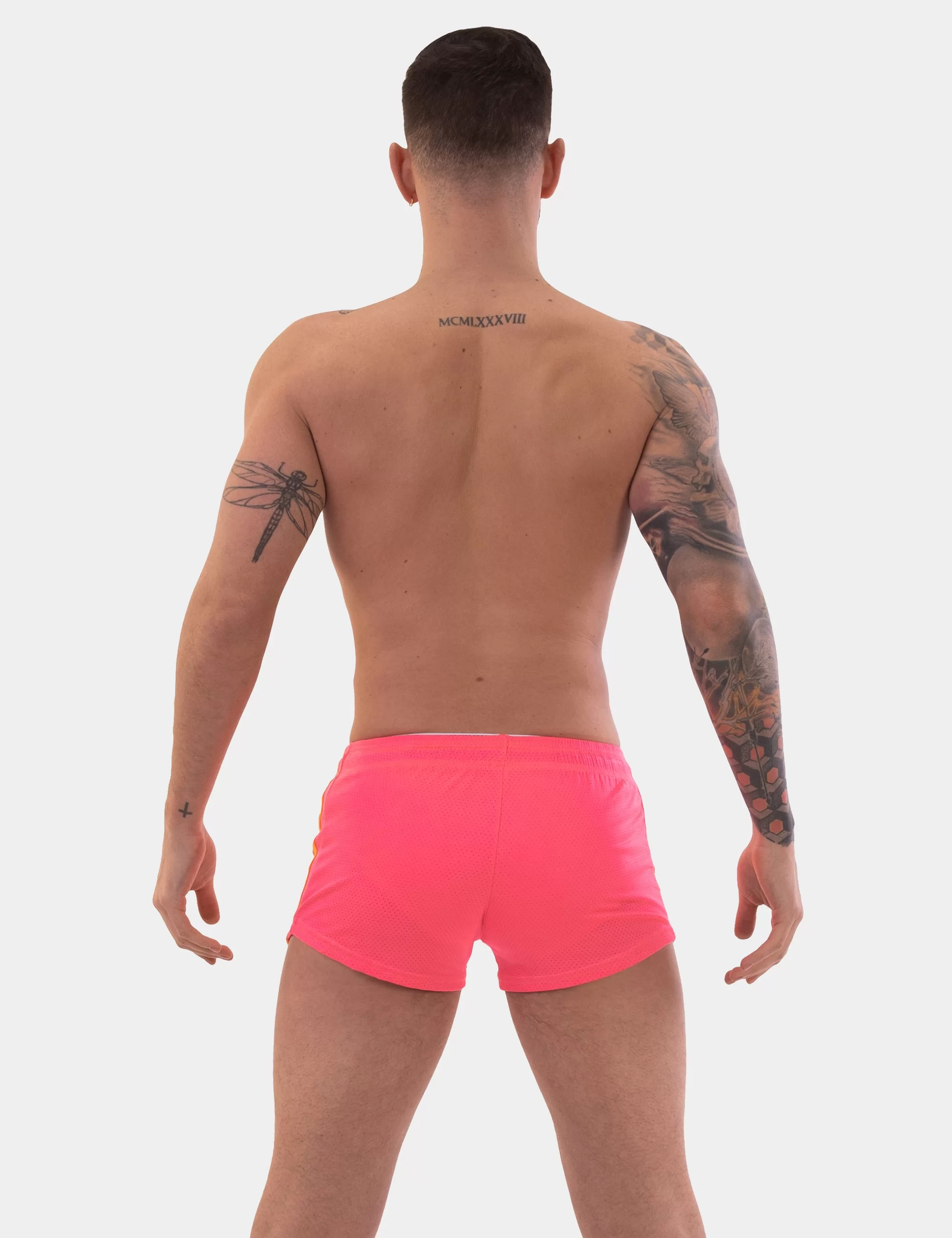 Short Timur - Neonpink-Neonorange