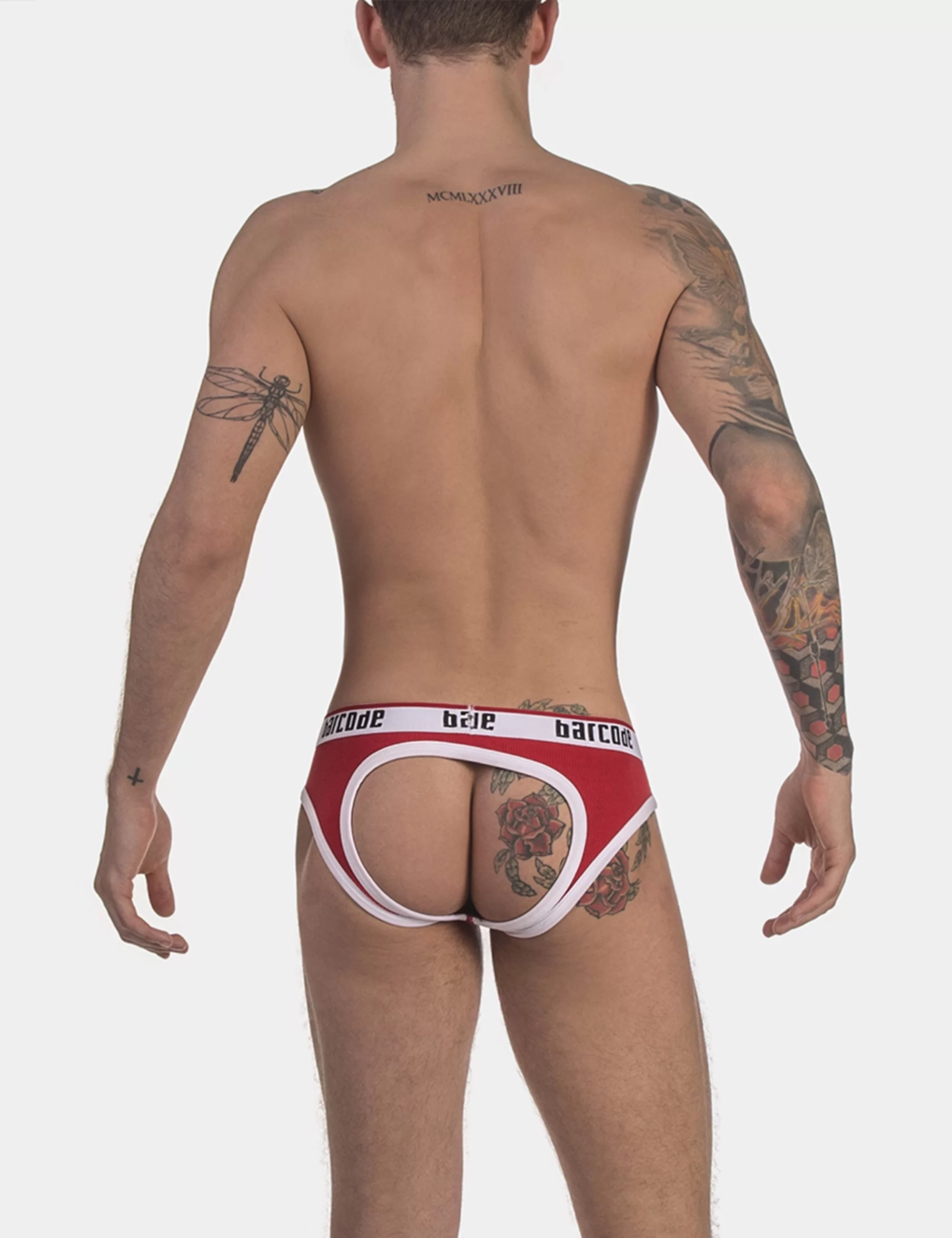 Backless Maxime - Red-White